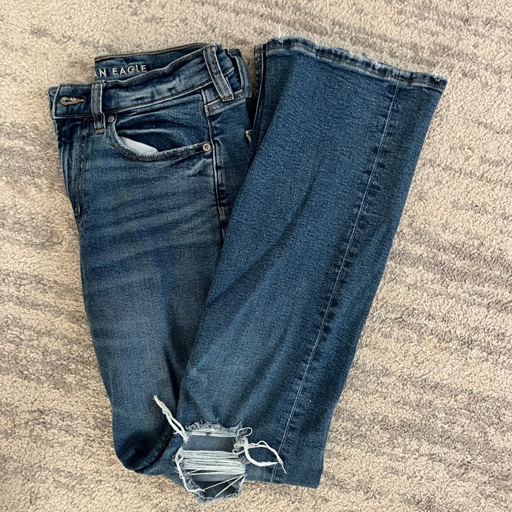 American Eagle Dark Wash Bootcut stretch jeans